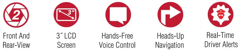 Cobra SC 200D Dual View Smart Dash Camera - Peace of Mind for 2