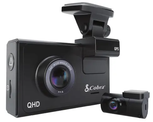 Cobra SC 200D Dual View Smart Dash Camera - Peace of Mind for