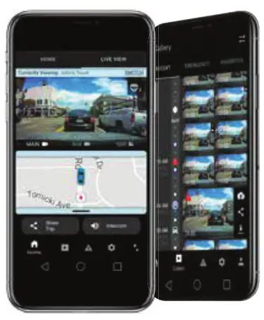 Cobra SC 200D Dual View Smart Dash Camera - overview 2
