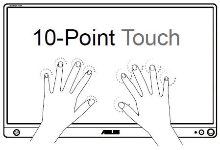 ASUS MB16AMT Portable Monitor Touch Screen 11
