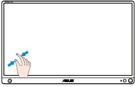 ASUS MB16AMT Portable Monitor Touch Screen 15