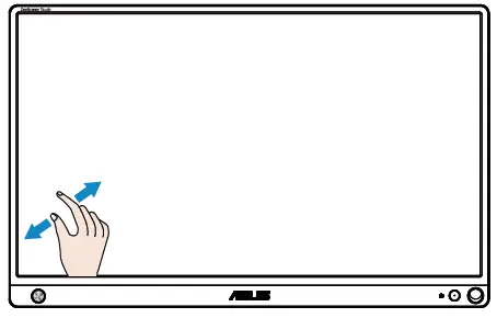 ASUS MB16AMT Portable Monitor Touch Screen 16