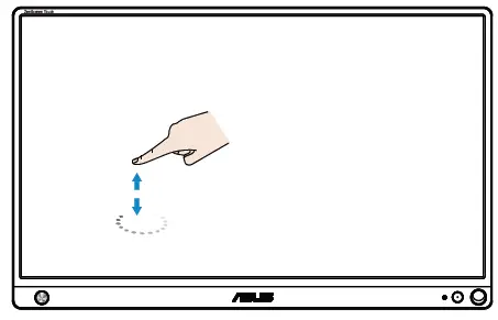 ASUS MB16AMT Portable Monitor Touch Screen 17