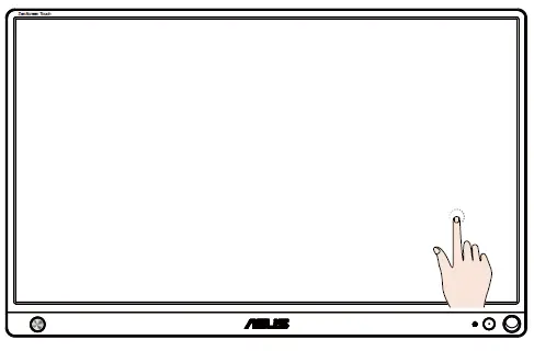 ASUS MB16AMT Portable Monitor Touch Screen 19