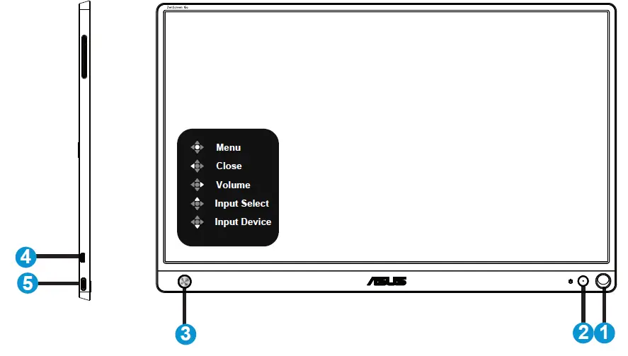ASUS MB16AMT Portable Monitor Touch Screen 2