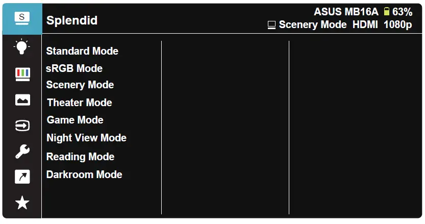 ASUS MB16AMT Portable Monitor Touch Screen 21