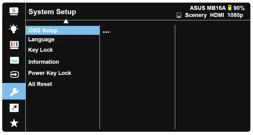 ASUS MB16AMT Portable Monitor Touch Screen 27