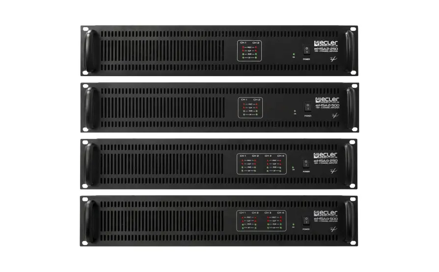 Ecler Ehsa2-250 High Impedance Amplifiers User Manual Ecler Ehsa2-250 High Impedance Amplifiers User Manual