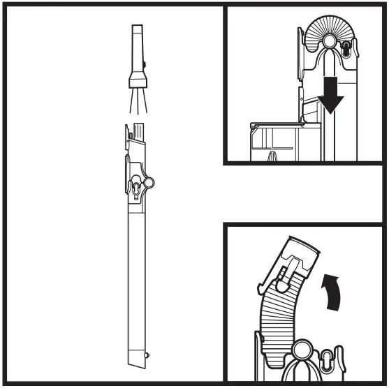 Shark IZ800 Series Clean Sense Iq Cordless Multiflex Vacuum - BLOCKAGE 2