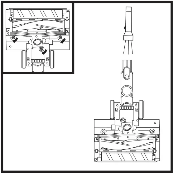 Shark IZ800 Series Clean Sense Iq Cordless Multiflex Vacuum - BLOCKAGE 3