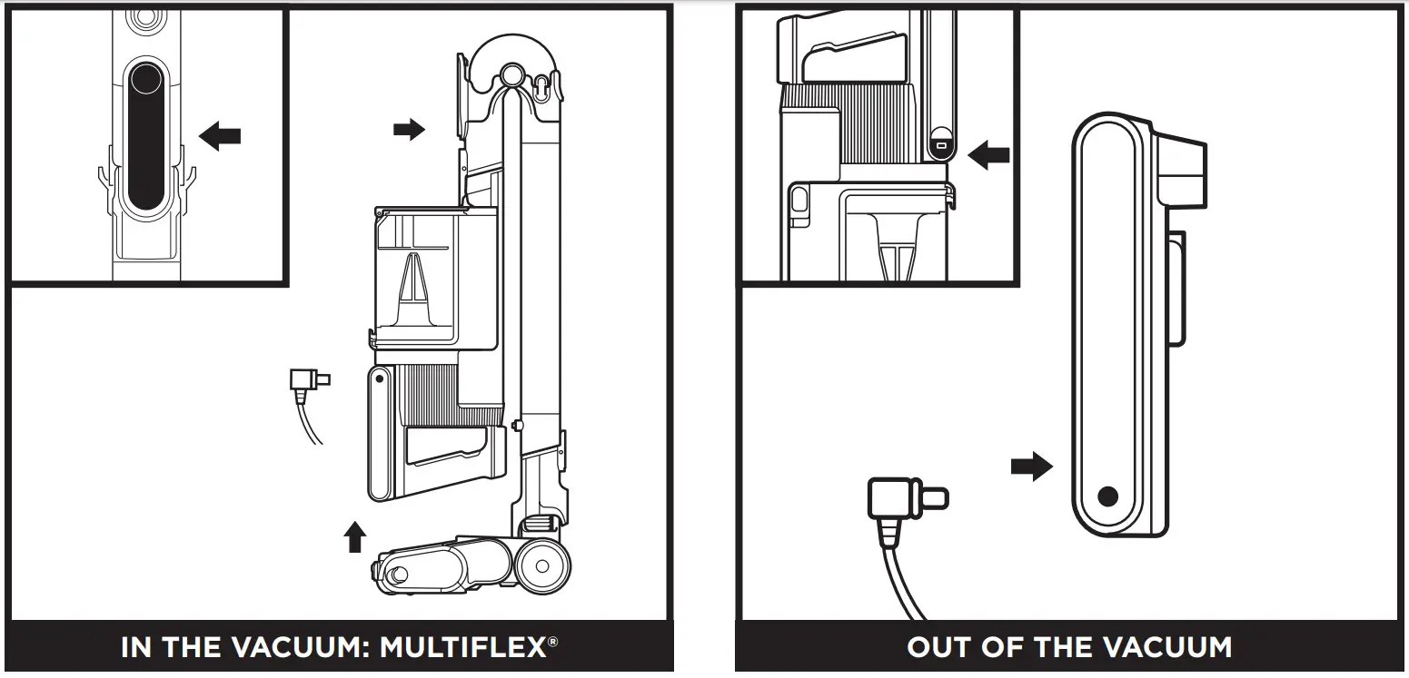 Shark IZ800 Series Clean Sense Iq Cordless Multiflex Vacuum -CHARGER 2
