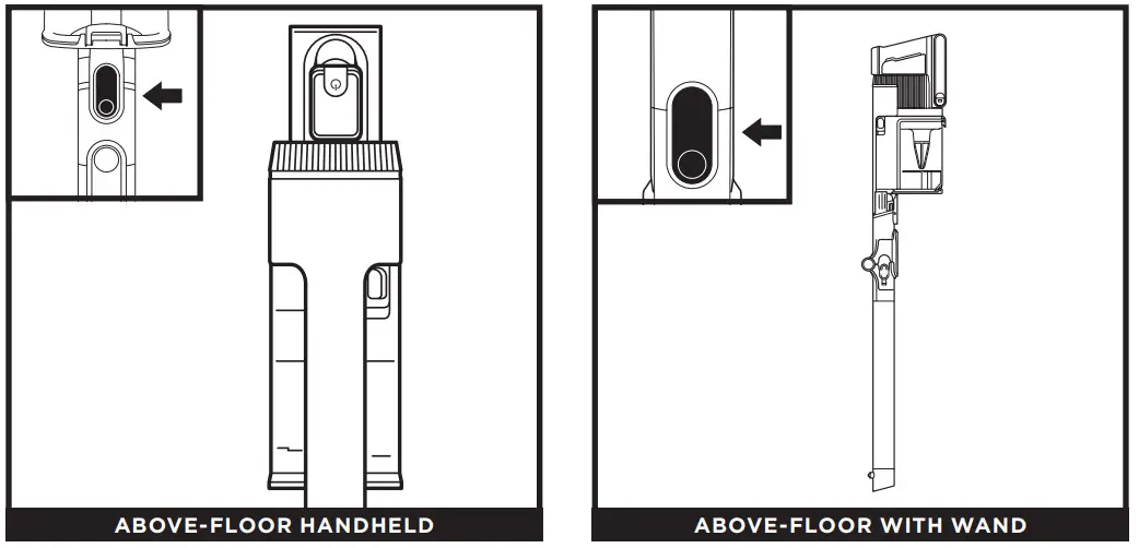 Shark IZ800 Series Clean Sense Iq Cordless Multiflex Vacuum - HANDHELD