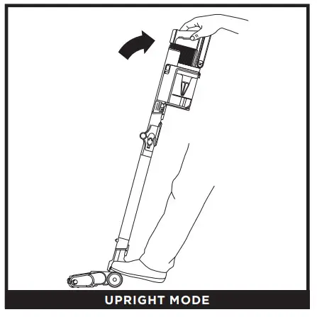 Shark IZ800 Series Clean Sense Iq Cordless Multiflex Vacuum -UPRIGHT MODE