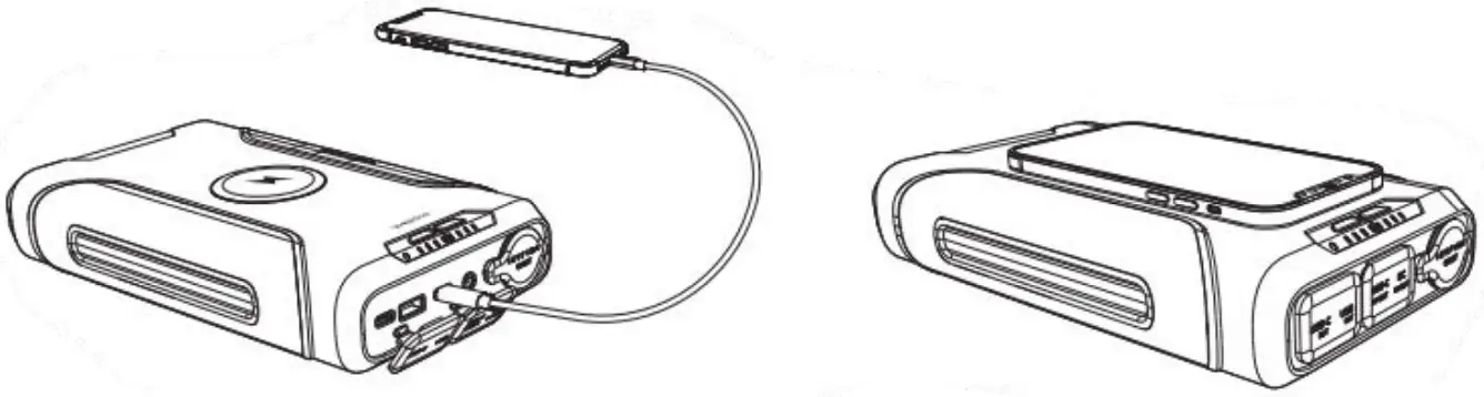 choetech B661 Power Bank - Charging