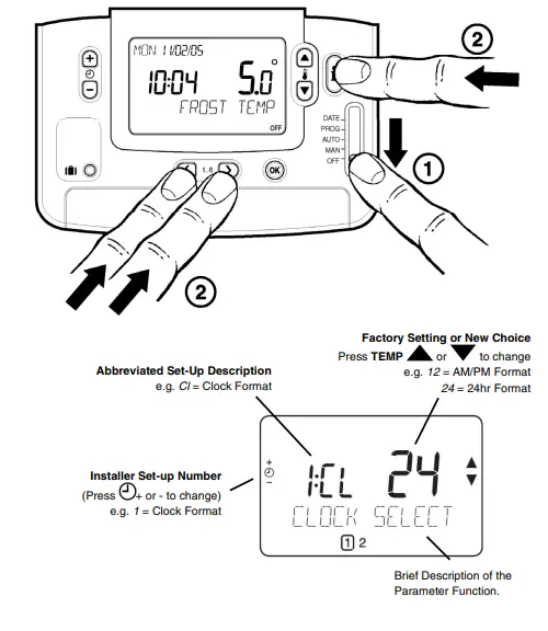 Honeywell Home-CM901-Programmable-Thermostat-FIG.2
