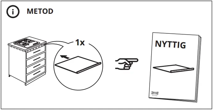 IKEA 205.234.23 SKÅLAN Gas Hob B3