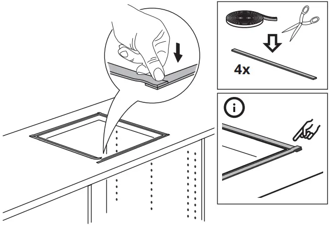 IKEA 205.234.23 SKÅLAN Gas Hob C3