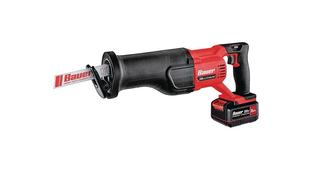 Bauer 56396 20v Cordless Reciprocating Saw Owner's Manual Bauer 56396 20v Cordless Reciprocating Saw Owner's Manual