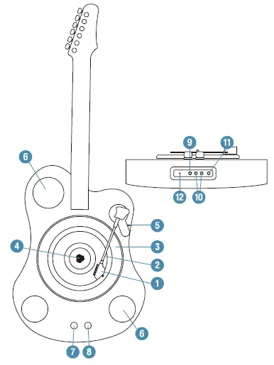 Brookstone-AT2148-Electric-Guitar-Shaped-Vertical-Turnable-01