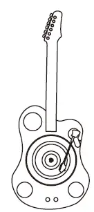 Brookstone-AT2148-Electric-Guitar-Shaped-Vertical-Turnable-03