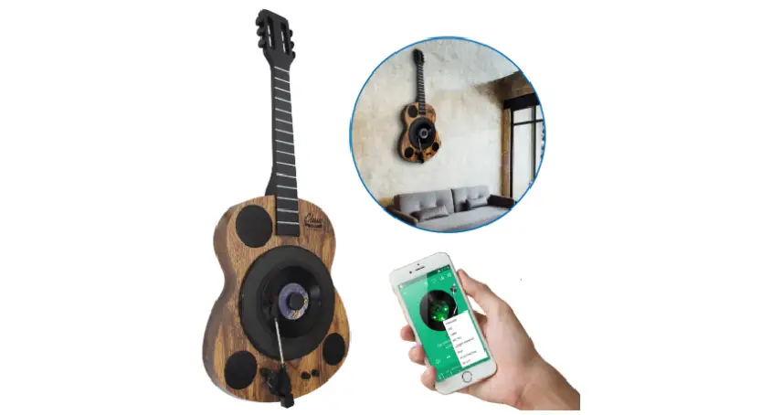 Brookstone At2148 Electric Guitar Shaped Vertical Turnable User Manual