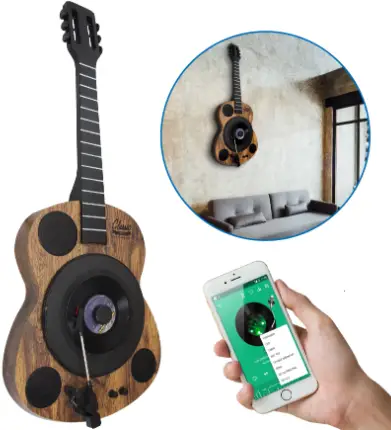 Brookstone-AT2148-Electric-Guitar-Shaped-Vertical-Turnable-product-image