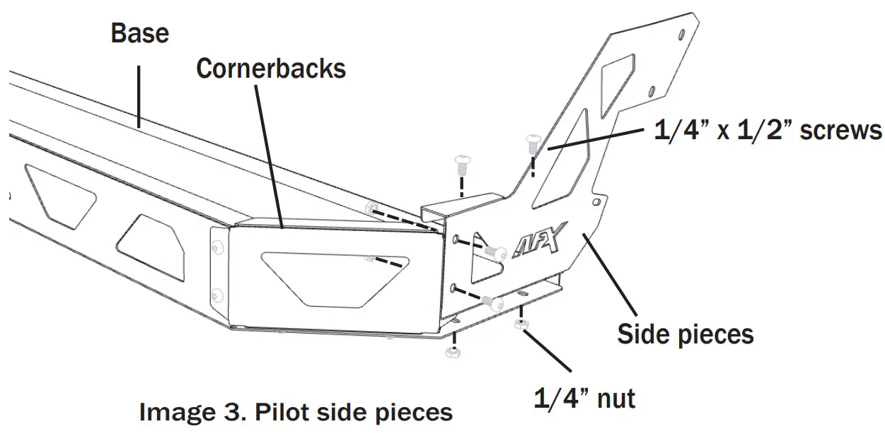 AFX MOTORSPORTS ACC108 Frontal Rack - included in the package)