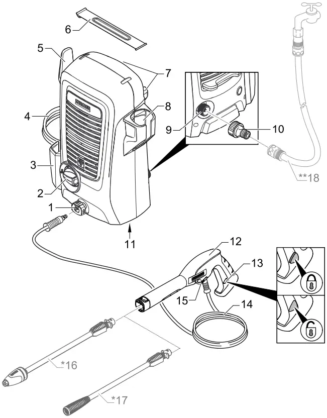 K RCHER K 2 Cleaning Equipment and Pressure Washers A1