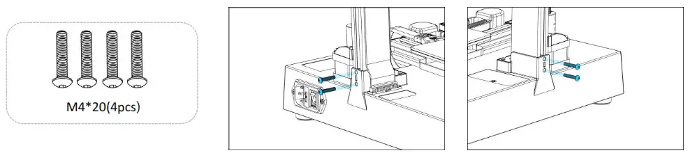 MINGDA Magician X2 3D Printer Direct Extruder Dual Gear Auto Level - Assemble 3