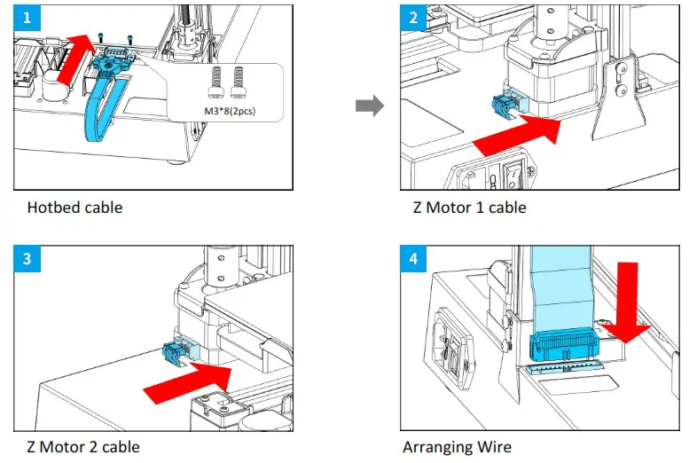 MINGDA Magician X2 3D Printer Direct Extruder Dual Gear Auto Level - Assemble 5