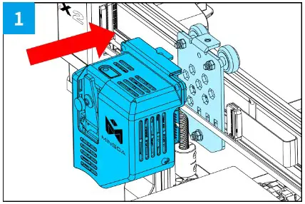 MINGDA Magician X2 3D Printer Direct Extruder Dual Gear Auto Level - Assemble 6