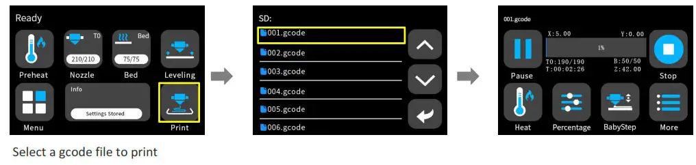 MINGDA Magician X2 3D Printer Direct Extruder Dual Gear Auto Level - Printing 1