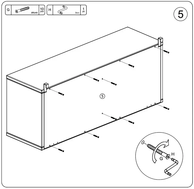 Oeuf 1PB S Perch Bunk Shelf - overview 6