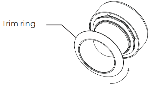 speco technologies O8D8 8MP Outdoor Network Dome Camera - trim ring