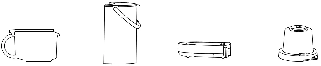 Joyoung L12 Y521 US01 Hands Free Washing Blender Mixeur Automatique - Clean Parts