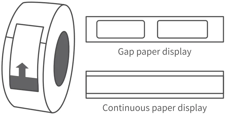 Phomemo D35 Wireless Bluetooth Labels Maker Portable Mini Label Printer - Label paper display
