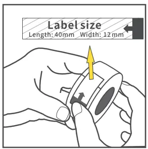 Phomemo D35 Wireless Bluetooth Labels Maker Portable Mini Label Printer - Method 1