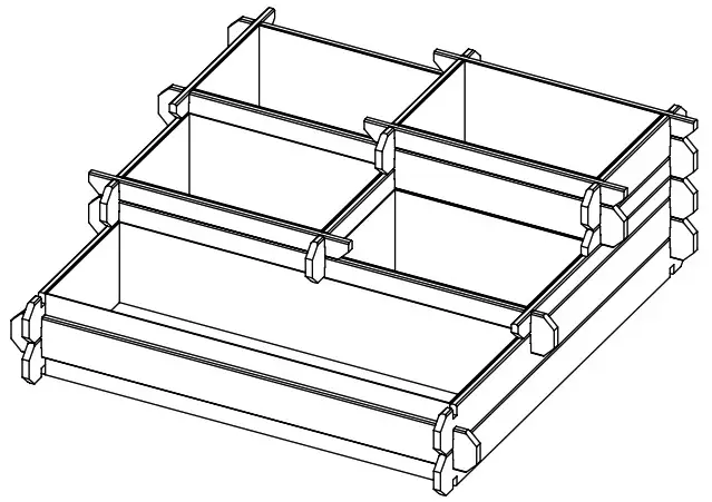 forest style 003239 Angelic Podium Vegetable Bed - Cover