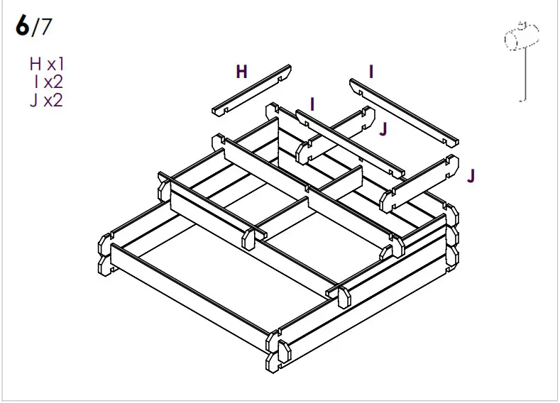 forest style 003239 Angelic Podium Vegetable Bed - Product Overviwew 12