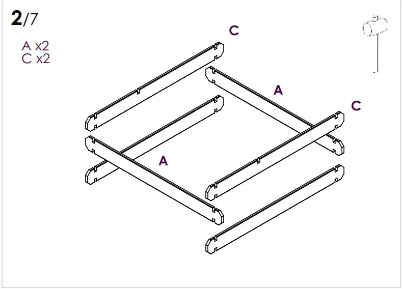 forest style 003239 Angelic Podium Vegetable Bed - Product Overviwew 8