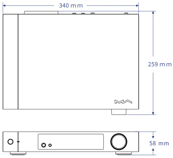 Matrix Audio element X2 Music Streamer - Dimension