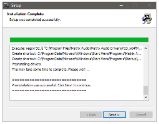 Matrix Audio element X2 Music Streamer - driver installation 2