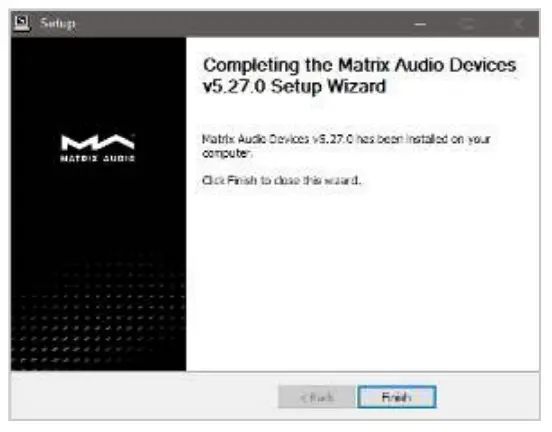 Matrix Audio element X2 Music Streamer - driver installation 3