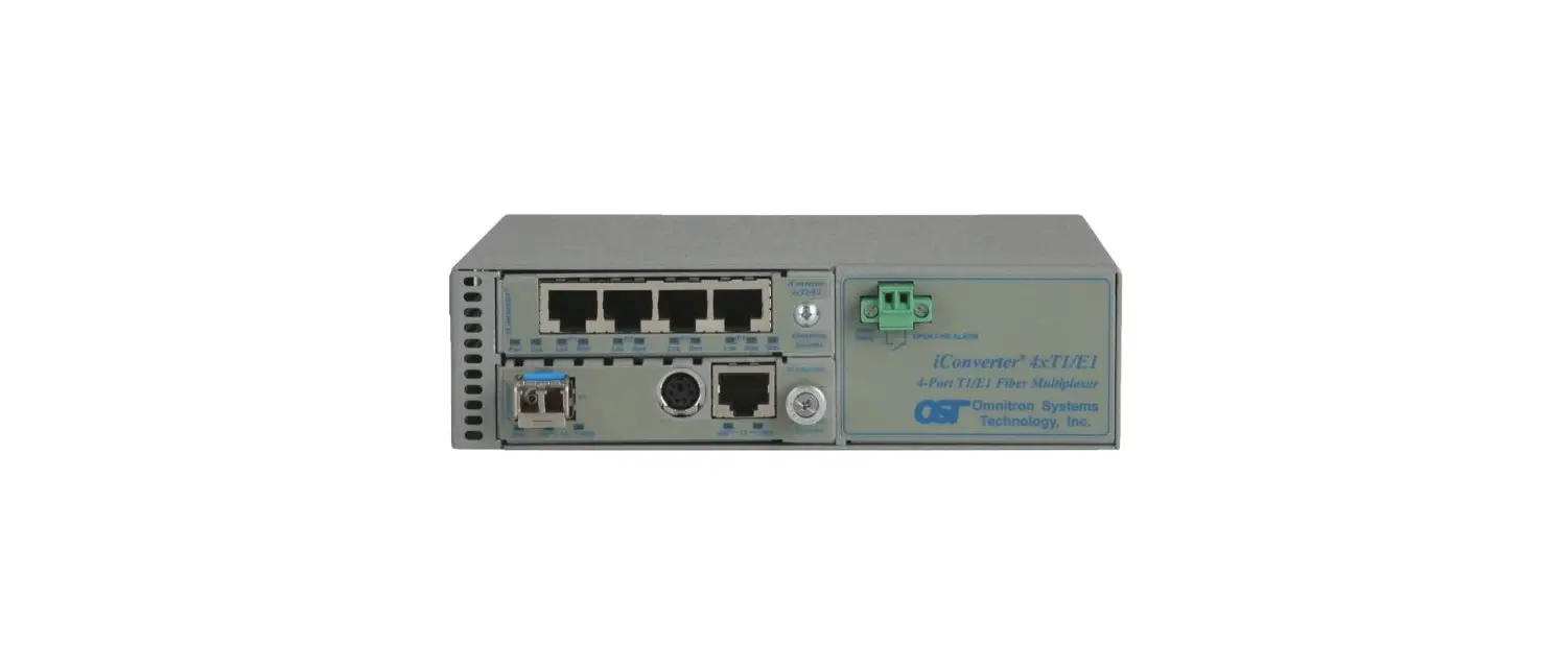 Omnitron 4 Port T1/e1 Mux Managed Ethernet User Manual Omnitron 4 Port T1/e1 Mux Managed Ethernet User Manual