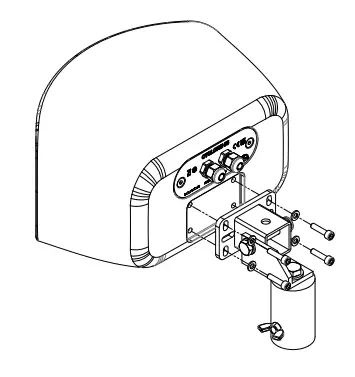 Pole mount kit attachment