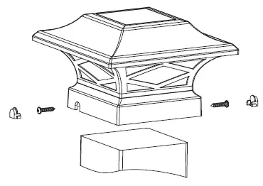 Classy-Caps-SLK807-Solar-Top-Post-Cap-FIG-4