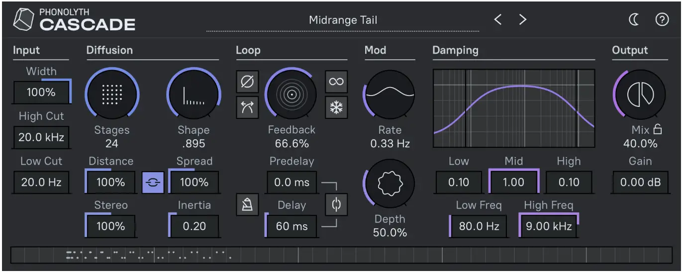 Phonolyth-Cascade-1.0-Reverb-and-Diffusion-Processor-product
