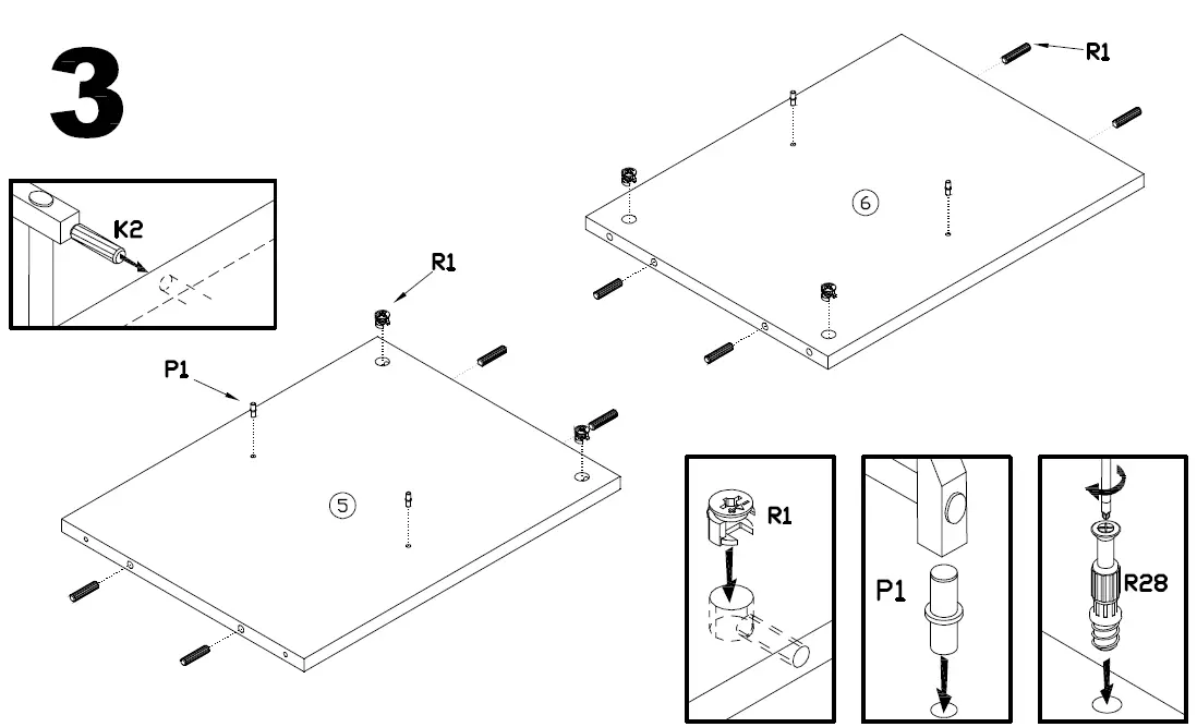 meble FURNITURE BL-EF Woody Electric Fireplace TV Stand 8