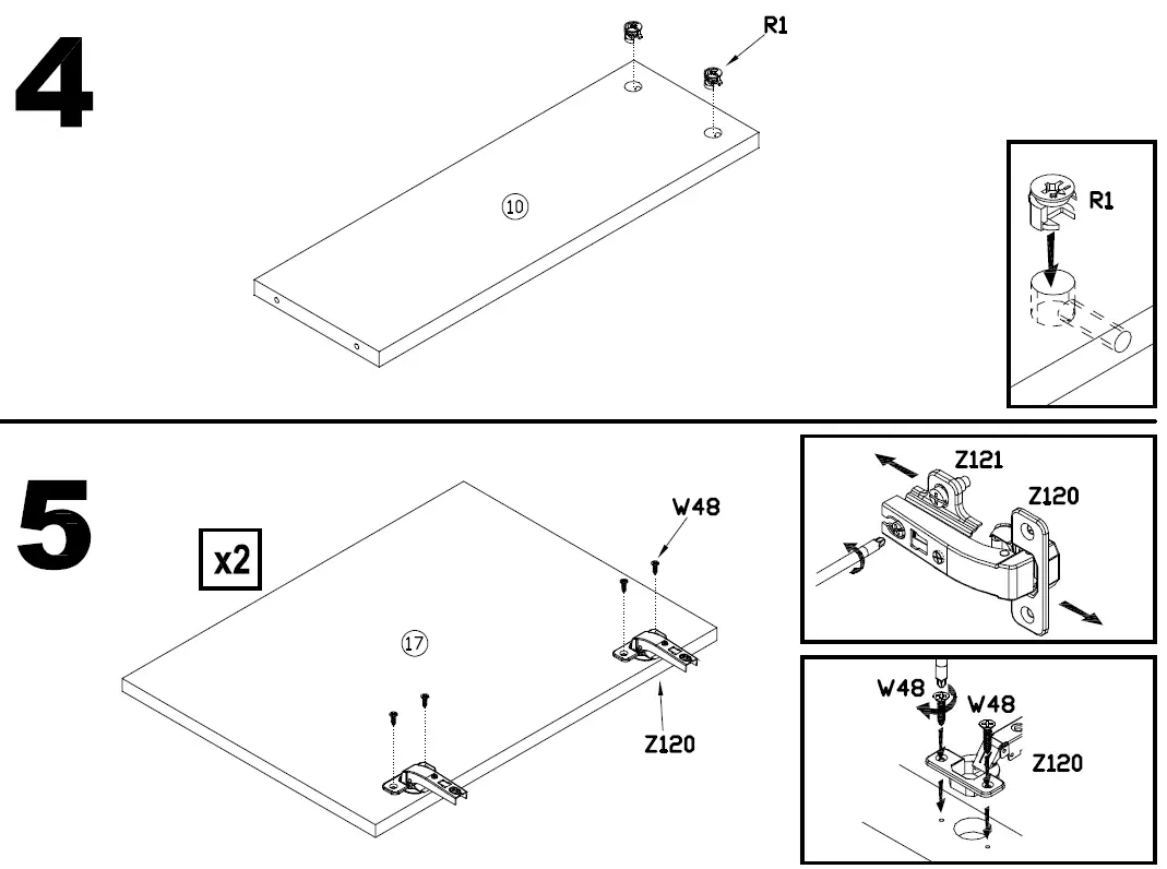 meble FURNITURE BL-EF Woody Electric Fireplace TV Stand 9