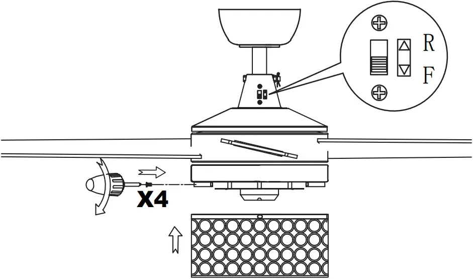overstock F6297 1 Ceiling Fan - 21